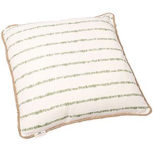 FYNCH-HATTON Kissen gefüllt KARIAMA 40x40cm Leaf Green Stripe dunkelgrün baby FYNCH-HATTON Kissen gefüllt KARIAMA 40x40cm Leaf Green Stripe dunkelgrün baby