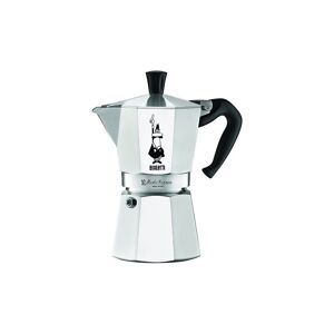 Bialetti Espressokocher Moka 6 Tassen Silber   Je526