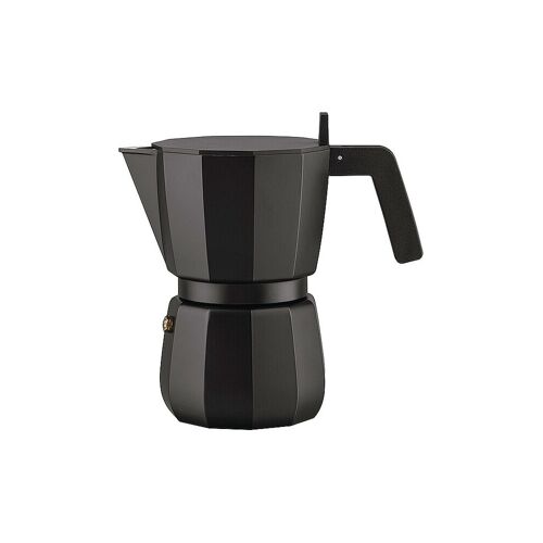 Alessi Espressomaschine Moka 6 Tassen Schwarz Schwarz   Dc06/6b