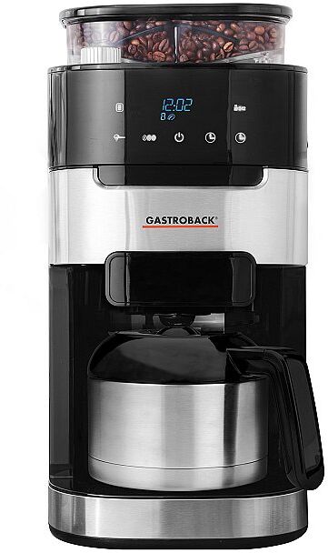 GASTROBACK Kaffeemaschine Grind & Brew Pro 8 Tassen 42711S silber