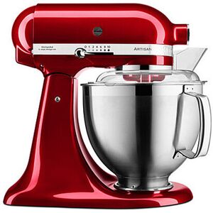 KitchenAid Küchenmaschine Artisan 185 4,8l 300 Watt 5ksm185pseca (Liebesapfel Rot) Rot   5ksm185pseca