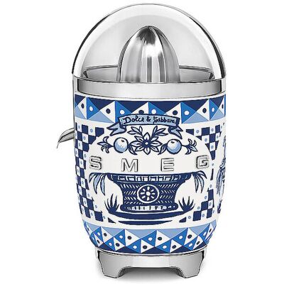 SMEG Zitruspresse 700Watt Dolce & Gabbana CJF01DGBEU Blu Mediterraeo blau baby SMEG Zitruspresse 700Watt Dolce & Gabbana CJF01DGBEU Blu Mediterraeo blau baby