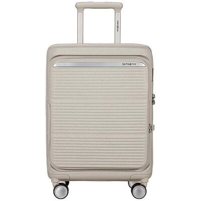 Samsonite Handgepäck Trolley PARALUX SPINNER 55cm erweiterbar Stone Grey creme baby Samsonite Handgepäck Trolley PARALUX SPINNER 55cm erweiterbar Stone Grey creme baby