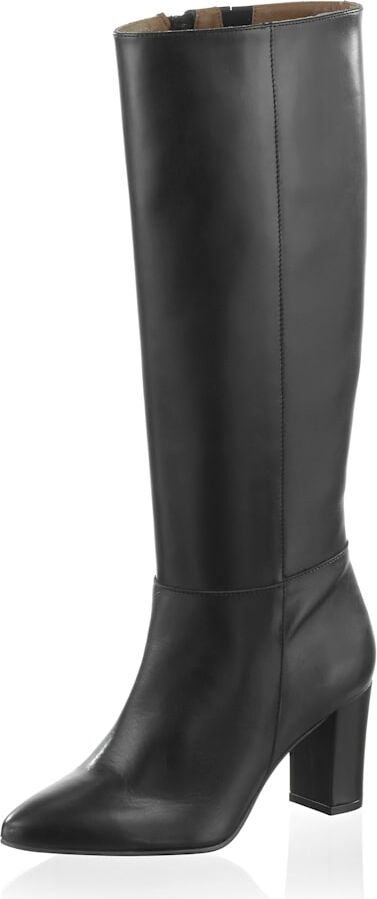 Alba Moda Stiefel aus Rindsnappaleder, schwarz