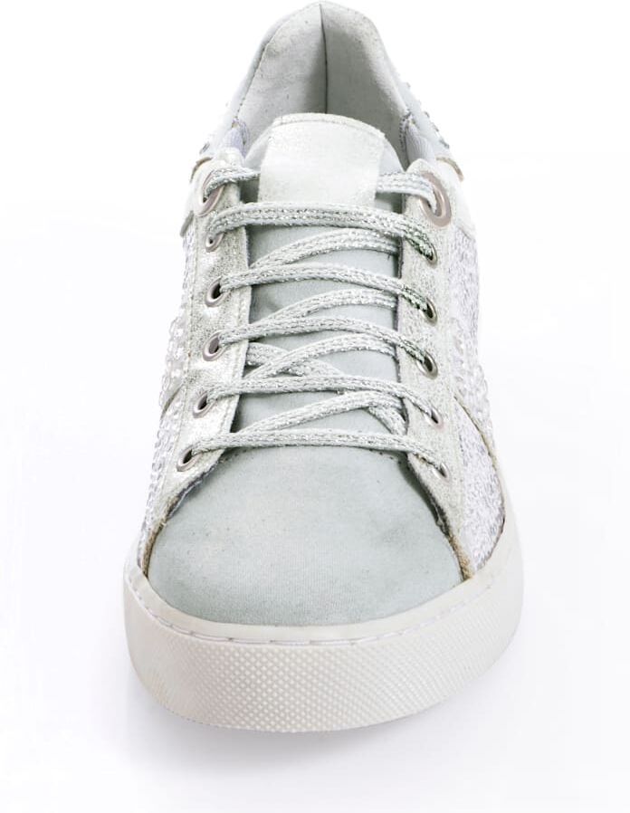 Alba Moda Sneaker im Materialmix, silber