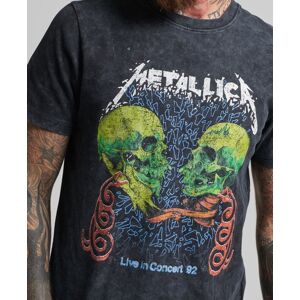 Superdry Men's Metallica Band-T-Shirt Schwarz - Größe: L Schwarz male L