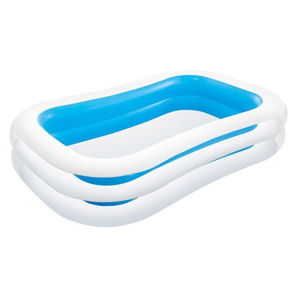 Intex Planschbecken "Family Pool uni" WeiÃŸ GrÃ¼n