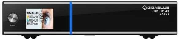 Gigablue UE UHD 4K 2160p 1xDVB-C FBC Kabel 1xDVB-S2X MS E2 Linux Receiver Schwarz 2TB