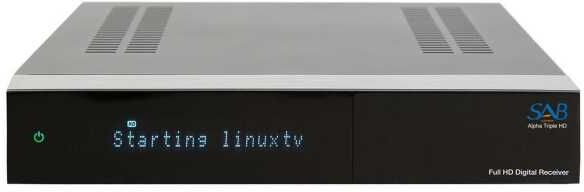 SAB Alpha Triple HD 1xDVB-S2 USB HDMI E2 Linux Full HD SAT Receiver Schwarz