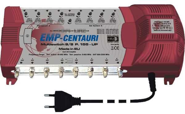 EMP Centauri Profi-Line Multischalter MS 9/8 PIU-5 für 2 Satelliten und 8 Teilnehmer