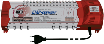 EMP Centauri Profi-Line Multischalter MS 17/8 PIU-6 für 4 Satelliten 8 Teilnehmer