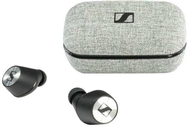 Sennheiser MOMENTUM True Wireless Kopfhörer Bluetooth-Ohrhörer Schwarz & Chrom