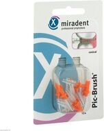 Megadent Deflogrip Gerhard Reeg GmbH PIC Brush Interdentalb.Ersatzb.3-5 mm kon.orange 12 St