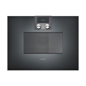 Gaggenau BM451100 Mikrowellen-Backofen 36l Serie 400 Antrazit Türanschlag lin...