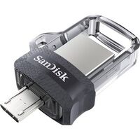 SanDisk Ultra Dual Drive m3.0 USB-Zusatzspeicher Smartphone/Tablet 128GB Micro USB (OTG), USB 3.2