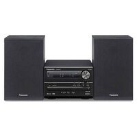 Panasonic SC-PM250EG-K Stereoanlage Bluetooth, CD, USB, 2 x 10W Schwarz