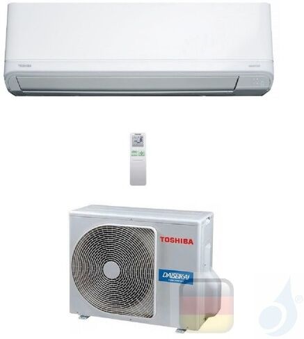 Toshiba Klimaanlagen Mono Split Wand Daiseikai Light 12000 Btu R-32 WiFi Optional RAS-B13J2KVRG-E RAS-13J2AVRG-E A++ A++ 3.5 kW