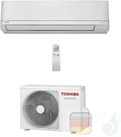 Toshiba Klimaanlagen Mono Split Wand Serie Shorai 24000 Btu R-32 WiFi Optional RAS-B24PKVSG-E RAS-24PAVSG-E A++ A+ 7.1 kW