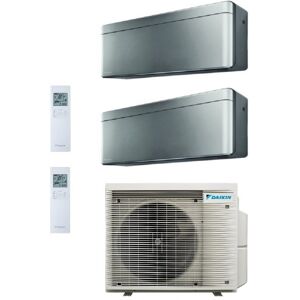 Daikin Duo Split 9000+12000 Btu 2MXM40A FTXA25BS FTXA35BS Klimaanlagen Stylish Total Silver Silbernen Alexa Google WiFi R-32