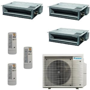 Daikin Trio Split Kanal 9000+9000+9000 3MXM52A FDXM25F9 FDXM25F9 FDXM25F9 Klimaanlagen mit Fernbedienungen