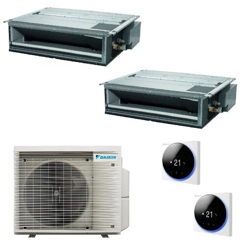 Daikin Duo Split Kanal 9000+9000 Btu 2MXM40A FDXM25F9 FDXM25F9 Klimaanlagen mit Madoka-Drahtsteuerung R-32 WiFi Opz