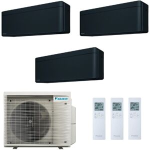 Daikin Trio Split 7000+7000+18000 3MXM52A FTXA20BB FTXA20BB FTXA50BB Klimaanlagen Stylish Total Black Alexa Google WiFi R-32