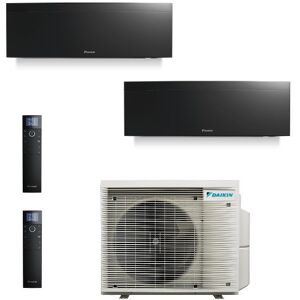 Daikin Duo Split Emura 3 7000+15000 Btu 2MXM50A FTXJ20AB FTXJ42AB Klimaanlagen 2022 Schwarz Alexa Google WiFi R-32