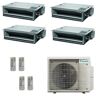 Daikin Quadri Split Kanal 9+9+9+12 4MXM80A FDXM25F9 FDXM25F9 FDXM25F9 FDXM35F9 Klimaanlagen mit Fernbedienungen