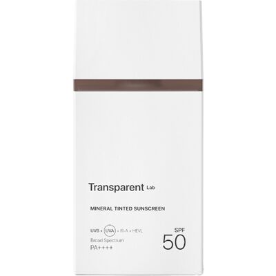 Transparent Lab Mineral Sunscreen SPF 50 PA++++ 100 ml Dark Transparent Lab Mineral Sunscreen SPF 50 PA++++ 100 ml Dark