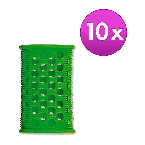 Efalock Original-Griffig-Kurzhaarwickler Grün, Ø 25 mm, Pro Packung 10 Stück