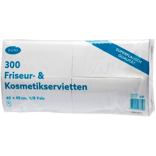 Duni Friseur- & Kosmetikservietten Pro Packung 300 Stück