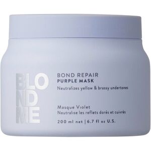 Schwarzkopf Blondme Bond Repair Lila Maske (200ml) Schwarzkopf Blondme Bond Repair Lila Maske (200ml)