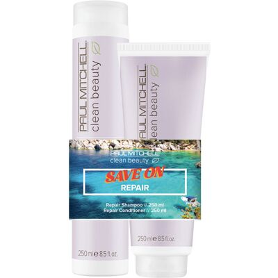 500ml Paul Mitchell La Dolce Duo Clean Beauty Repair (Shampoo 250ml + Conditioner 250ml) 500ml Paul Mitchell La Dolce Duo Clean Beauty Repair (Shampoo 250ml + Conditioner 250ml)