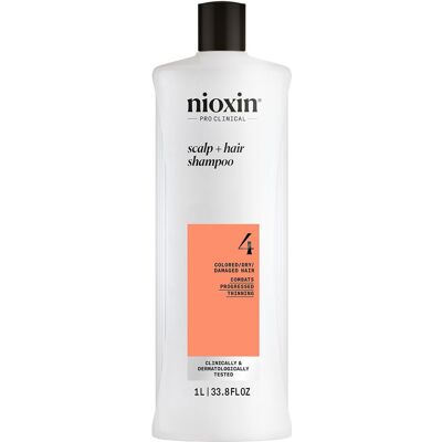 Nioxin System 4 - Shampoo - Farb- & Schadenshaar - 1L Nioxin System 4 - Shampoo - Farb- & Schadenshaar - 1L