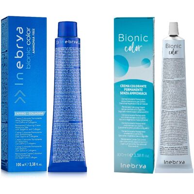 Inebrya Bionic Color - Permanente Haarfarbe ohne Ammoniak mit Kollagen & Saphir-Mikrokristallen Inebrya Bionic Color - Permanente Haarfarbe ohne Ammoniak mit Kollagen & Saphir-Mikrokristallen