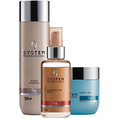 System Professional LipidCode Tiefenwirksame Auszeit Set - Haarpflege-Set System Professional LipidCode Tiefenwirksame Auszeit Set - Haarpflege-Set