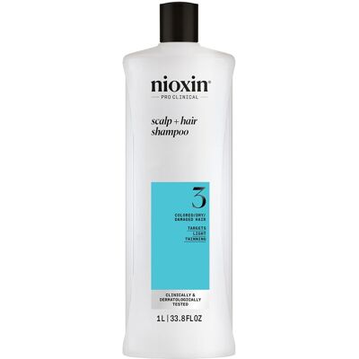 Nioxin System 3 Shampoo für feines, chemisch behandeltes Haar Nioxin System 3 Shampoo für feines, chemisch behandeltes Haar