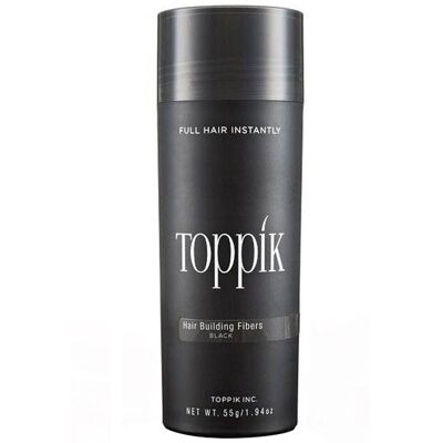 Toppik Haaraufbaufasern Schwarz - 55 g - Haarfasern bei dünnerem Haar Toppik Haaraufbaufasern Schwarz - 55 g - Haarfasern bei dünnerem Haar