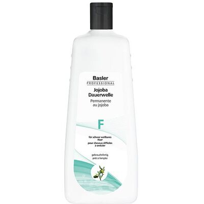 basler Jojoba Dauerwelle F, für schwer wellbares Haar, Sparflasche 1 Liter basler Jojoba Dauerwelle F, für schwer wellbares Haar, Sparflasche 1 Liter