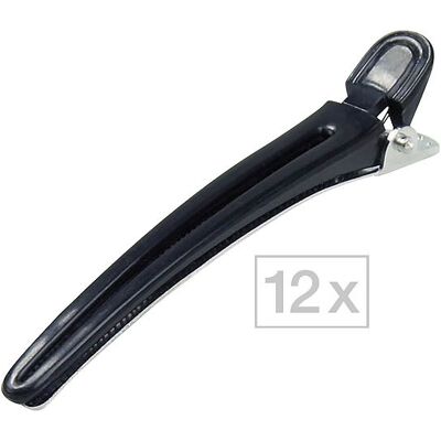 Efalock Haarclips Schwarz, Pro Packung 12 Stück Efalock Haarclips Schwarz, Pro Packung 12 Stück