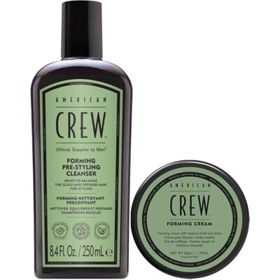American Crew Forming Cream + Cleanser Set American Crew Forming Cream + Cleanser Set
