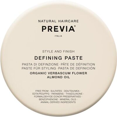 PREVIA Defining Paste mit Verbascum-Blume 100 ml - Haarstylingprodukt PREVIA Defining Paste mit Verbascum-Blume 100 ml - Haarstylingprodukt