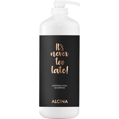 Alcina It's never too late Coffein Vital Shampoo 1250 ml Alcina It's never too late Coffein Vital Shampoo 1250 ml