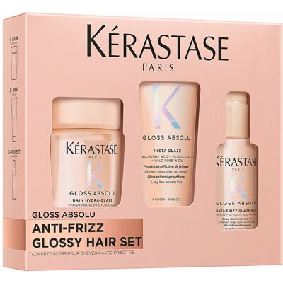 200ml Kérastase Gloss Absolu Anti-Frizz Glossy Hair Set (Shampoo 80ml + Conditioner 75ml + Milk 45ml) 200ml Kérastase Gloss Absolu Anti-Frizz Glossy Hair Set (Shampoo 80ml + Conditioner 75ml + Milk 45ml)