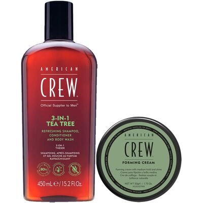American Crew Classic Cream + 3in1 Tea Tree Set American Crew Classic Cream + 3in1 Tea Tree Set