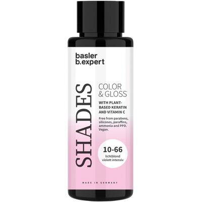 basler SHADES Color & Gloss 10-66 lichtblond violett intensiv 60 ml basler SHADES Color & Gloss 10-66 lichtblond violett intensiv 60 ml