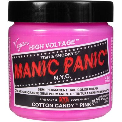 118ml Manic Panic Classic High Voltage Cotton Candy Pink 118ml Manic Panic Classic High Voltage Cotton Candy Pink