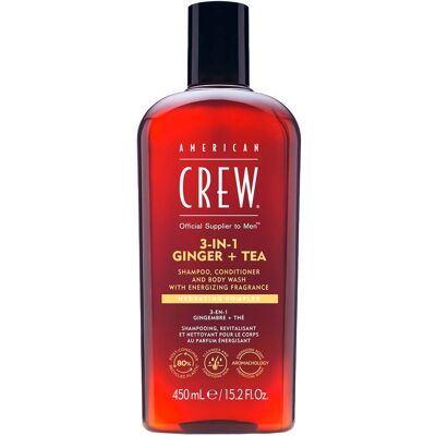 American Crew Ingwer + Tee 3-in-1 Shampoo 450ml - Haar- & Körperpflege American Crew Ingwer + Tee 3-in-1 Shampoo 450ml - Haar- & Körperpflege