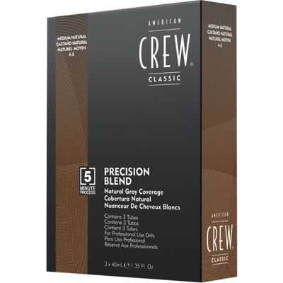 American Crew Mittlere Natürliche Haarfarbe - Präzisionsmischung - 3x40ml American Crew Mittlere Natürliche Haarfarbe - Präzisionsmischung - 3x40ml