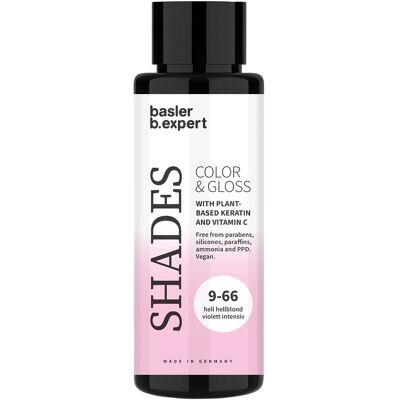 basler SHADES Color & Gloss 9-66 hell hellblond violett intensiv 60 ml basler SHADES Color & Gloss 9-66 hell hellblond violett intensiv 60 ml